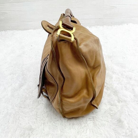 Chloe Marcie Large Hobo Leather Shoulder Bag - Picture 12 of 16